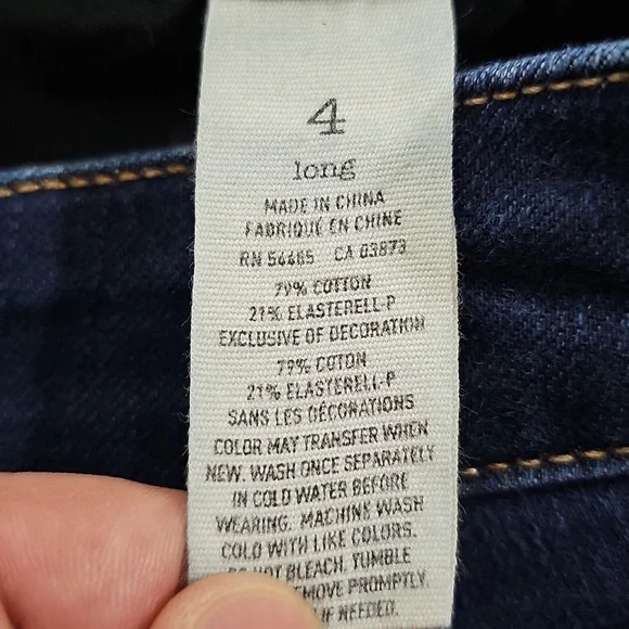 American Eagle Dark Wash Size 4 Stretch Skinny Jeans - Picture 8 of 8